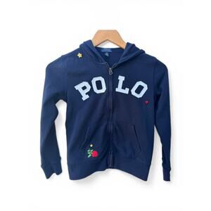 Polo Ralph Lauren Blue Hoodies & Sweatshirts Girls zip-up hoodie Medium (8-10).